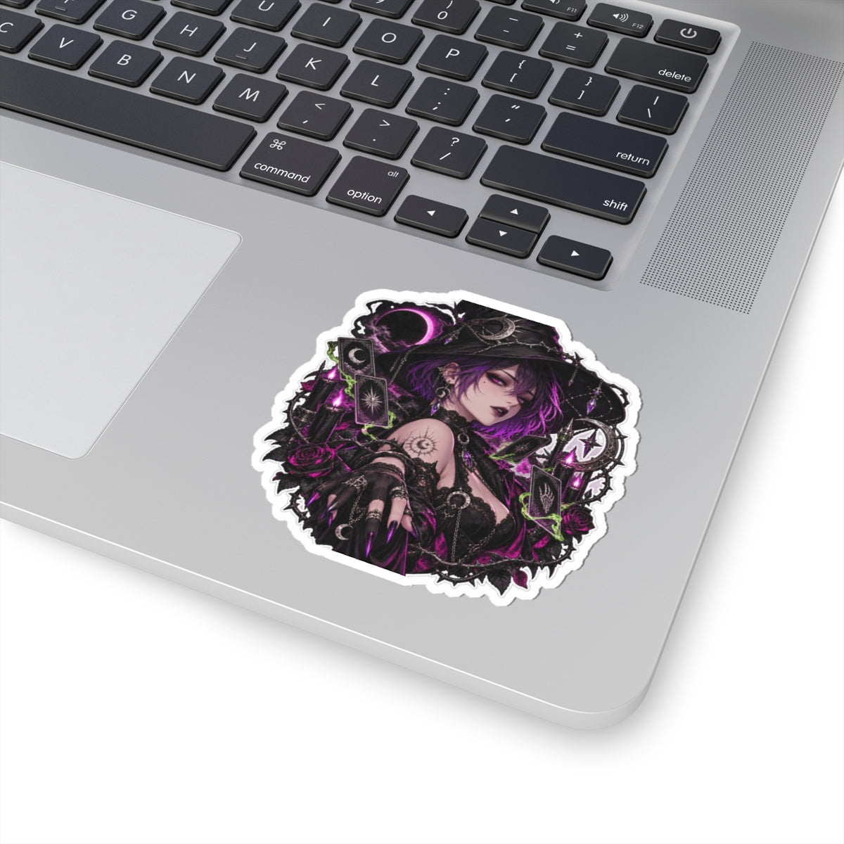 Velvet Hex — 3 × 3 in Kiss-Cut Sticker