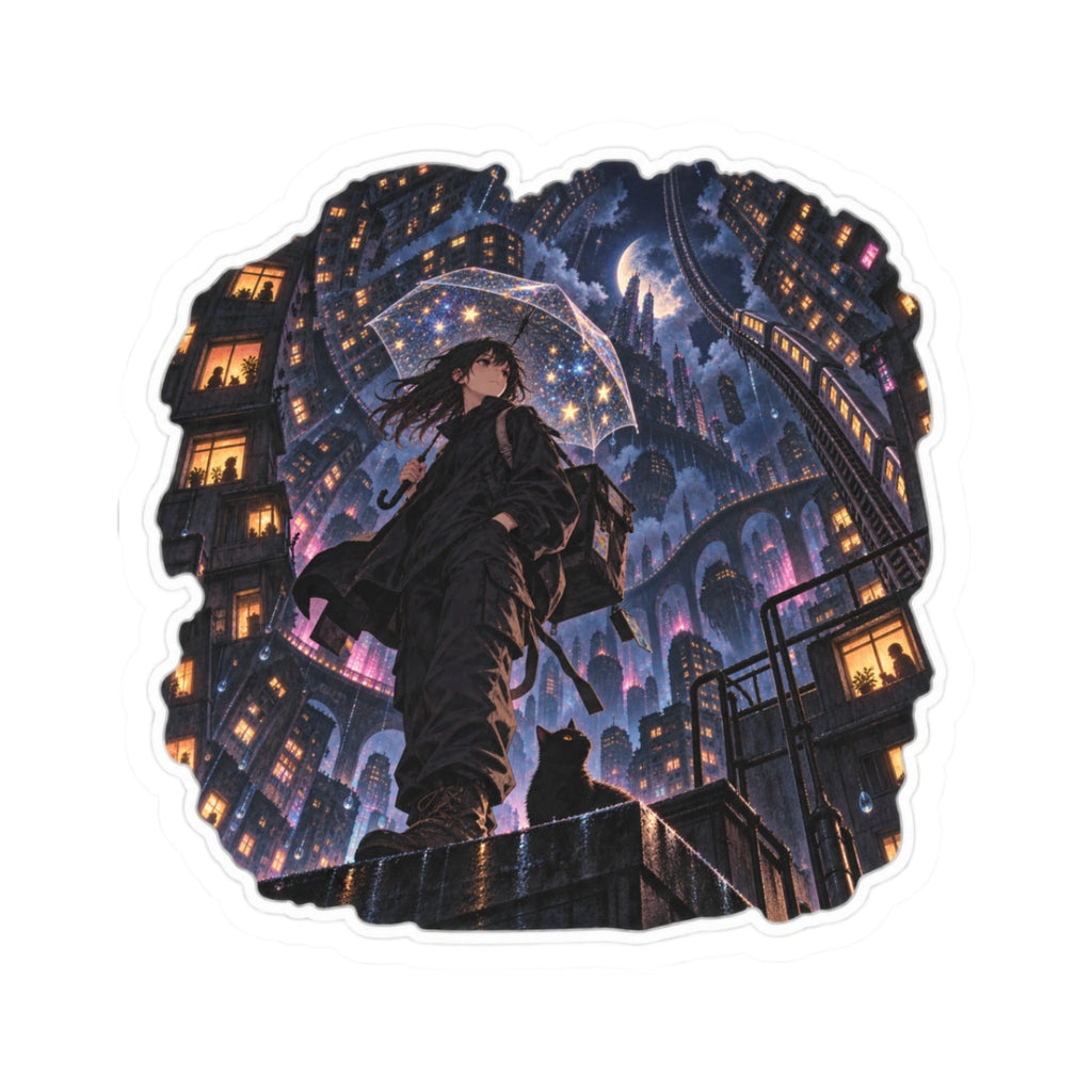 Dream City — 3 × 3 in Kiss-Cut Sticker