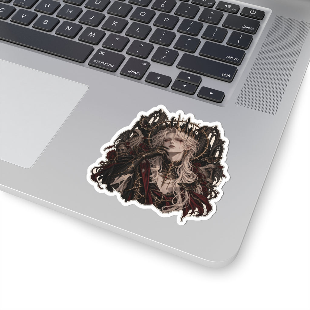 Hollow Crown — 3 × 3 in Kiss-Cut Sticker
