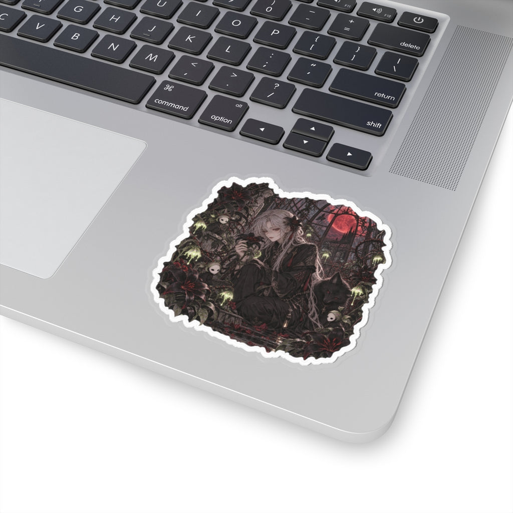 Midnight Garden — 3 × 3 in Kiss-Cut Sticker