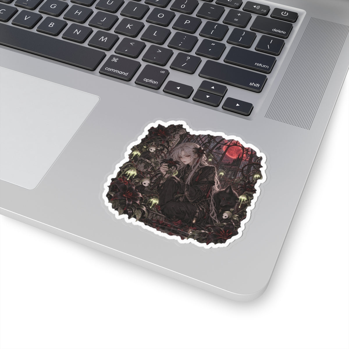 Midnight Garden — 3 × 3 in Kiss-Cut Sticker