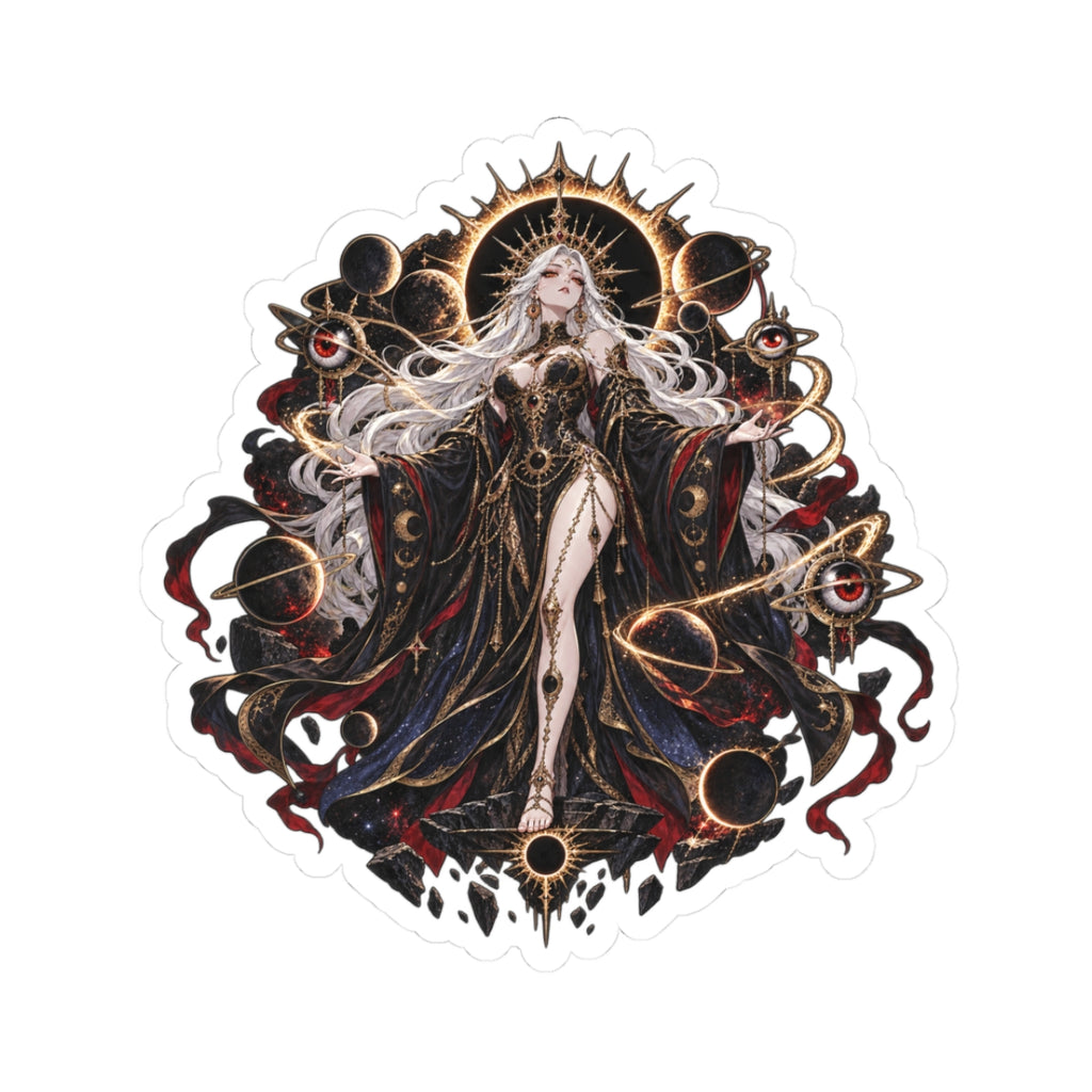 Eclipse Sovereign — 3 × 3 in Kiss-Cut Sticker